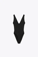 V-NECK BODYSUIT