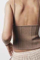 LACED KNIT CORSET