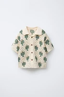 CHEMISE EN MAILLE CROCHET CACTUS