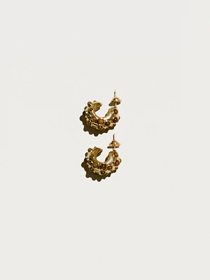 Droplet earrings with stones - Limited Edition