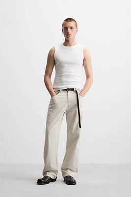 RELAXED STRAIGHT FIT JEANS
