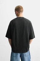 STRUCTURED WASHED T-SHIRT