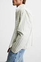 CHEMISE BOXY FIT À RAYURES
