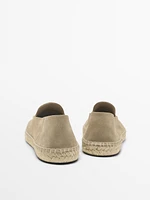 Espadrilles avec bord mocassin