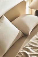 (300 THREAD COUNT) SATEEN PILLOWCASE WITH TRIM