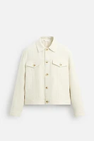VESTE JACQUARD TEXTURÉE