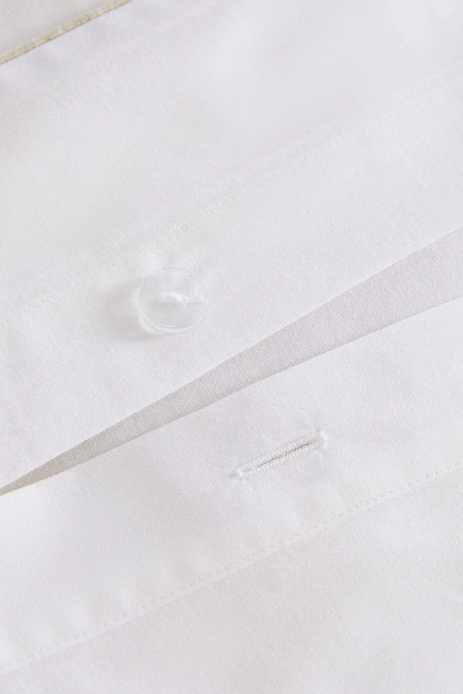 DRAP DE DESSUS COTON LISERÉ
