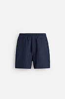 BERMUDA RELAXED FIT SEERSUCKER