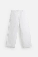 PANTALON COUPE LARGE IMPRIMÉ ABSTRAIT