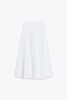 TIERED MAXI SKIRT