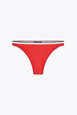 CULOTTE DE BIKINI CONTRASTE