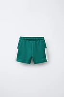 TEXT JOGGING SHORTS