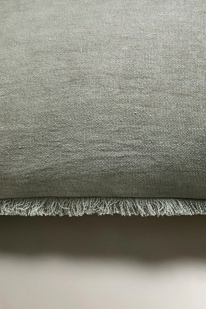 HOUSSE DE COUSSIN FRANGES