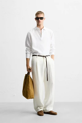 CHEMISE POLO 100 % LIN ÉDITION LIMITÉE