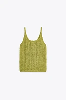RIBBON KNIT TOP