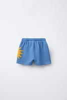 SUN PRINT SHORTS