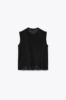 ROMANTIC LACE INSERT TOP