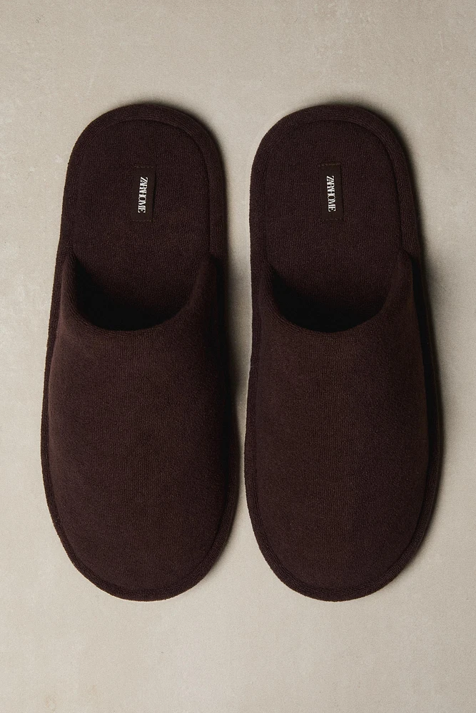 CHAUSSONS TISSU ÉPONGE SALLE DE BAINS