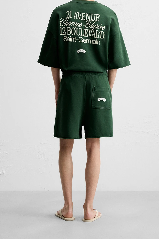 PATCH JOGGER SHORTS
