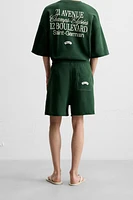 PATCH JOGGER SHORTS