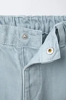 BALLOON TWILL PANTS