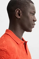 DIAMOND KNIT POLO SHIRT
