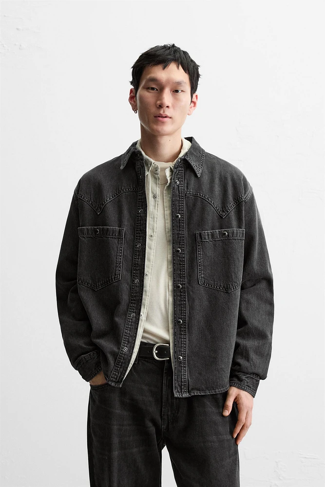 DENIM WESTERN SHIRT