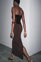 ROBE COMBINÉE SEQUINS CUT OUT