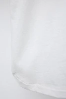 BLOUSE EN MATIÈRES VARIÉES FLEURS BRODÉES