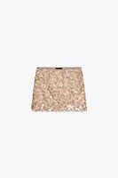 SEQUIN MINI SKIRT