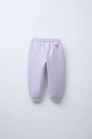 WARM AND COZY JOGGING PANTS WITH TOPSTITCHING