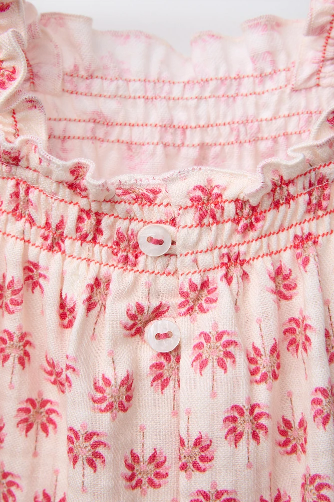 PALM TREE DRESS AND PANTIES