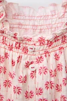 PALM TREE DRESS AND PANTIES