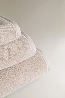 RICE STITCH COTTON BATH TOWEL