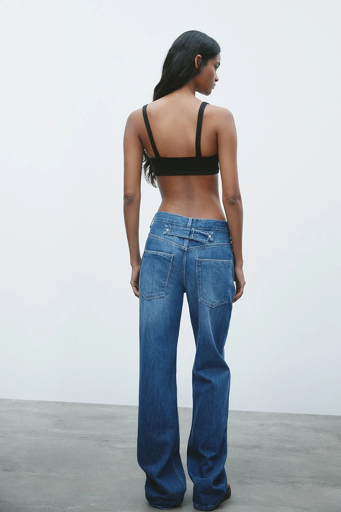 INTERLOCK CROP TOP
