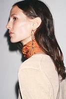 FEATHER CASCADE EARRINGS