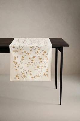 CHEMIN DE TABLE PRINT FLORAL