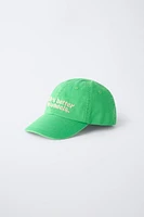 CASQUETTE TEXTE BRODÉ BOBBY SMALL ©
