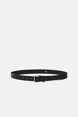 METAL BUCKLE LEATHER BELT