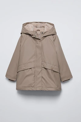 WATER REPELLENT LINED RAINCOAT