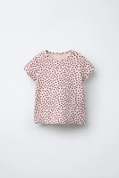 PRINTED RIB T-SHIRT
