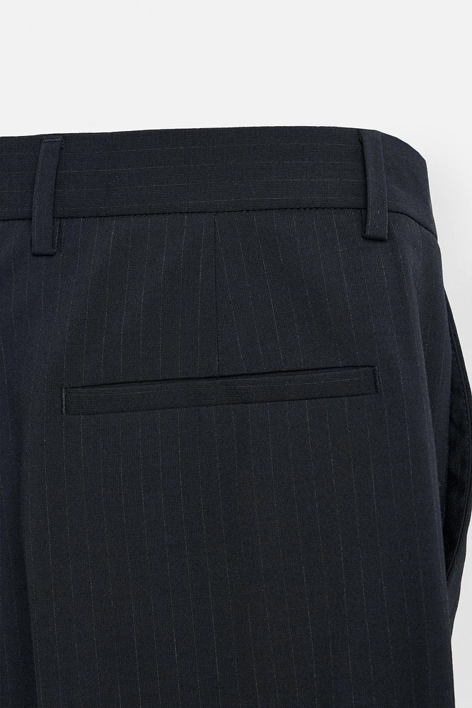 PINSTRIPE SUIT PANTS