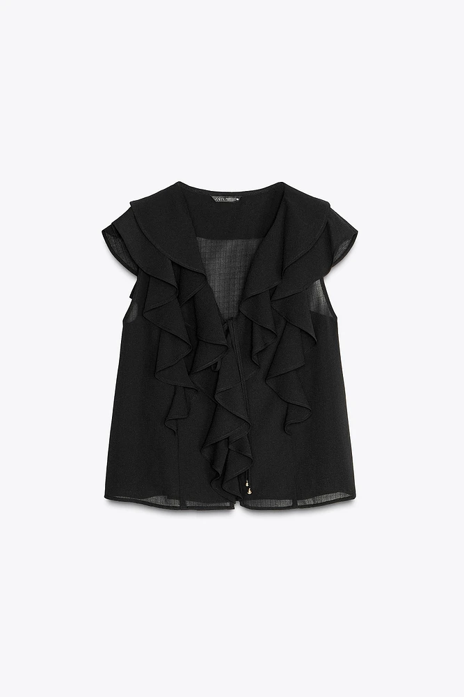 RUFFLED BLOUSE