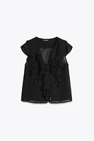 RUFFLED BLOUSE