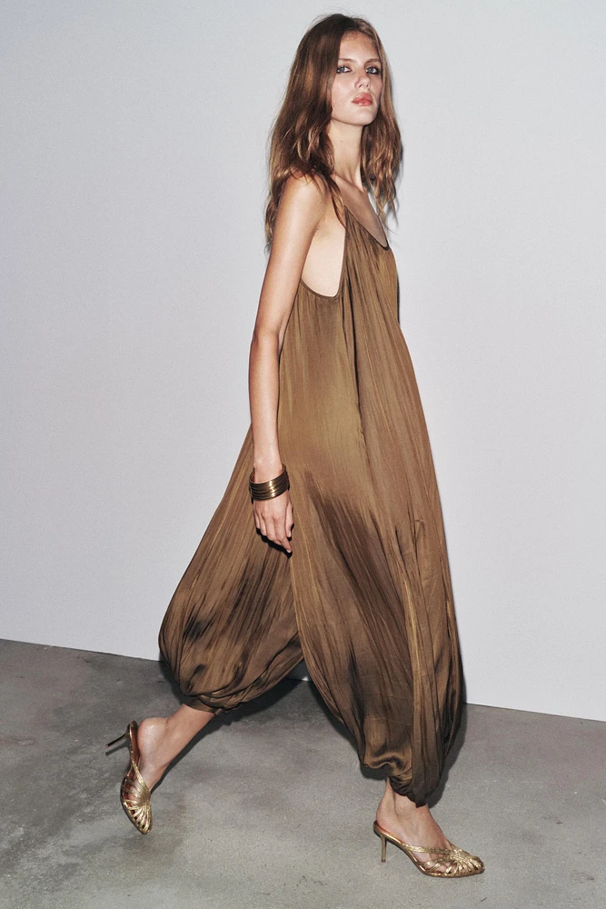 ZW COLLECTION LONG PLEATED JUMPSUIT