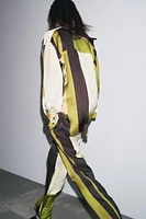PANTALON IMPRIMÉ SATINÉ