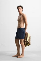 STRUCTURED REGULAR SWIM SHORTS
