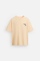 T-SHIRT IMPRIMÉ CONTRASTE