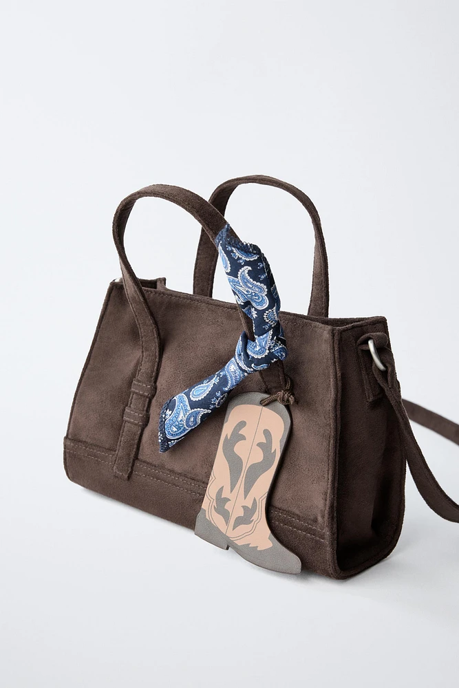 BOOT CHARM CROSSBODY BAG