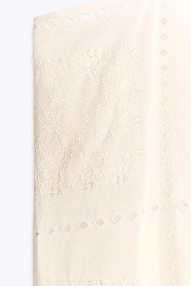 ZW COLLECTION EMBROIDERED TOP